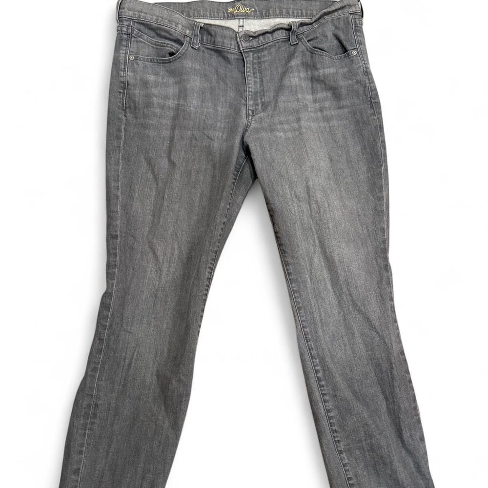 Old Navy Women's Vintage Y2K 2000s Grey Skinny Jeans - EUC